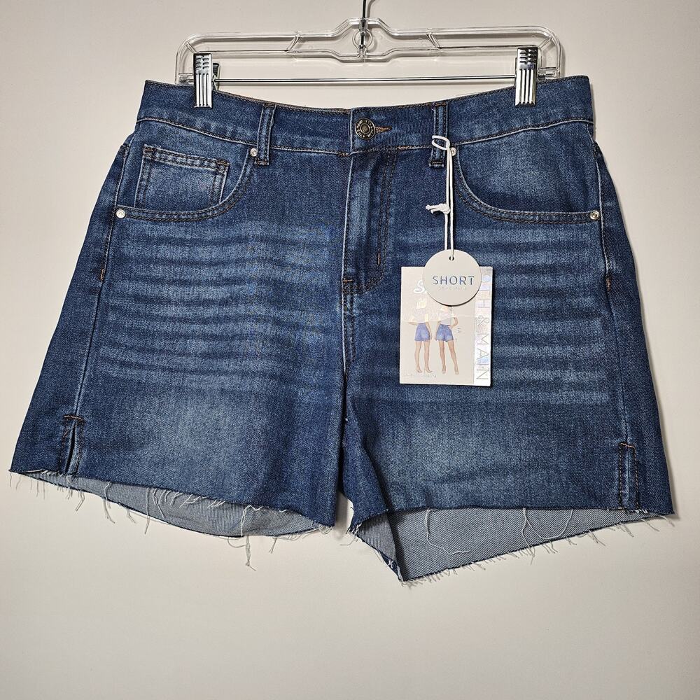 9th & Main Women's Raw Hem Denim Shorts Size 12